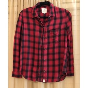 🍊American Eagle Plaid Flannel